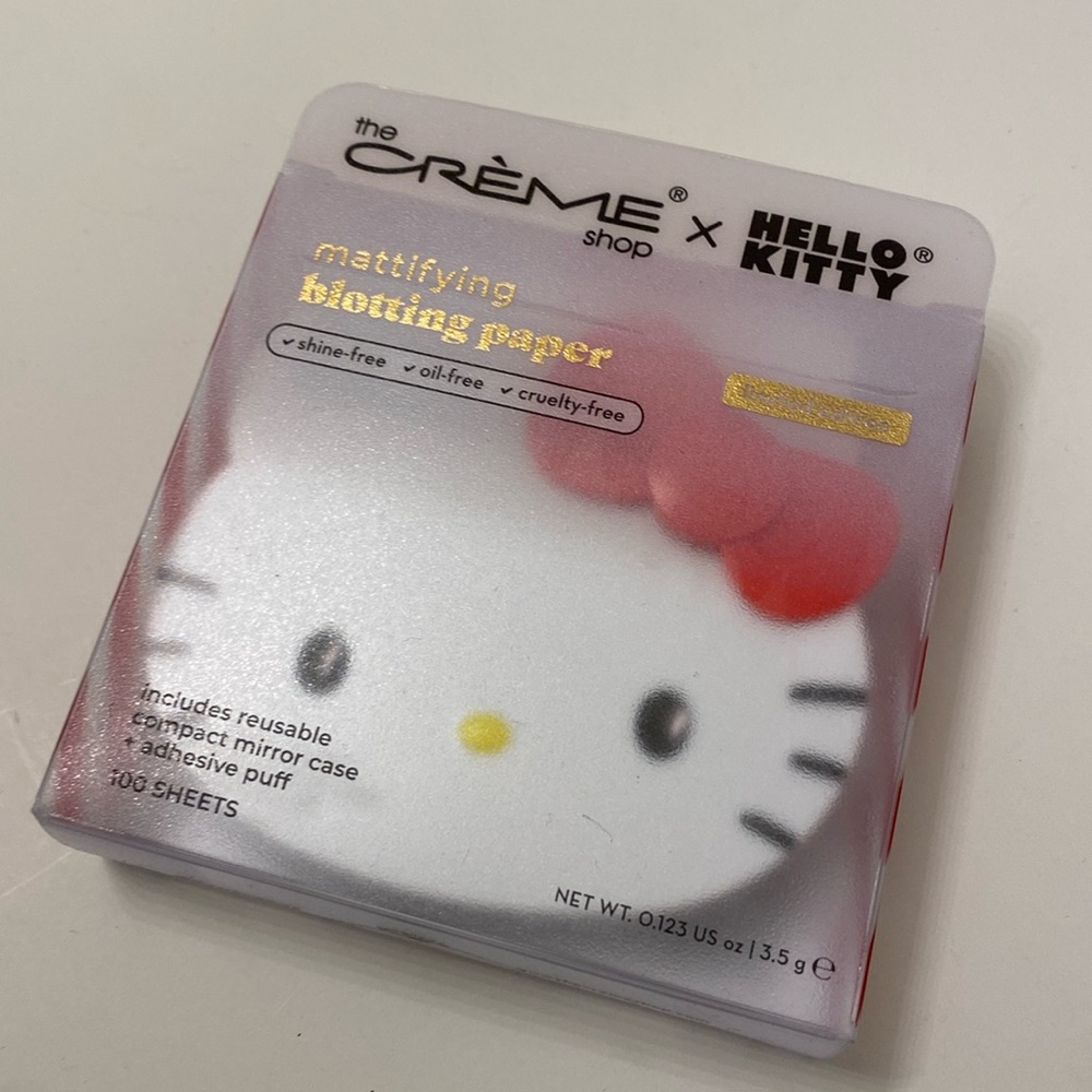 The Creme Shop x Hello Kitty Mattifying Blotting Paper Limited‎ Edition
